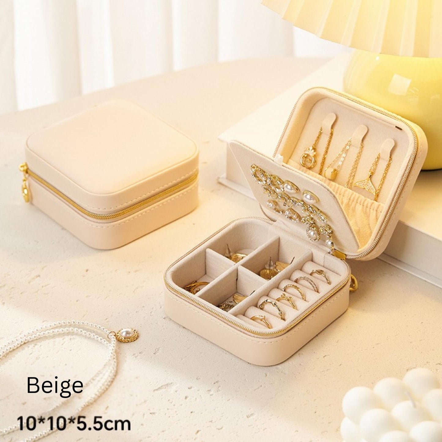 Personalized Jewelry Box with Birth Flower or Zodiac Custom Travel Jewelry box Gift for Her ,Bridesmaid Proposal , Birthday Wedding Keepsake