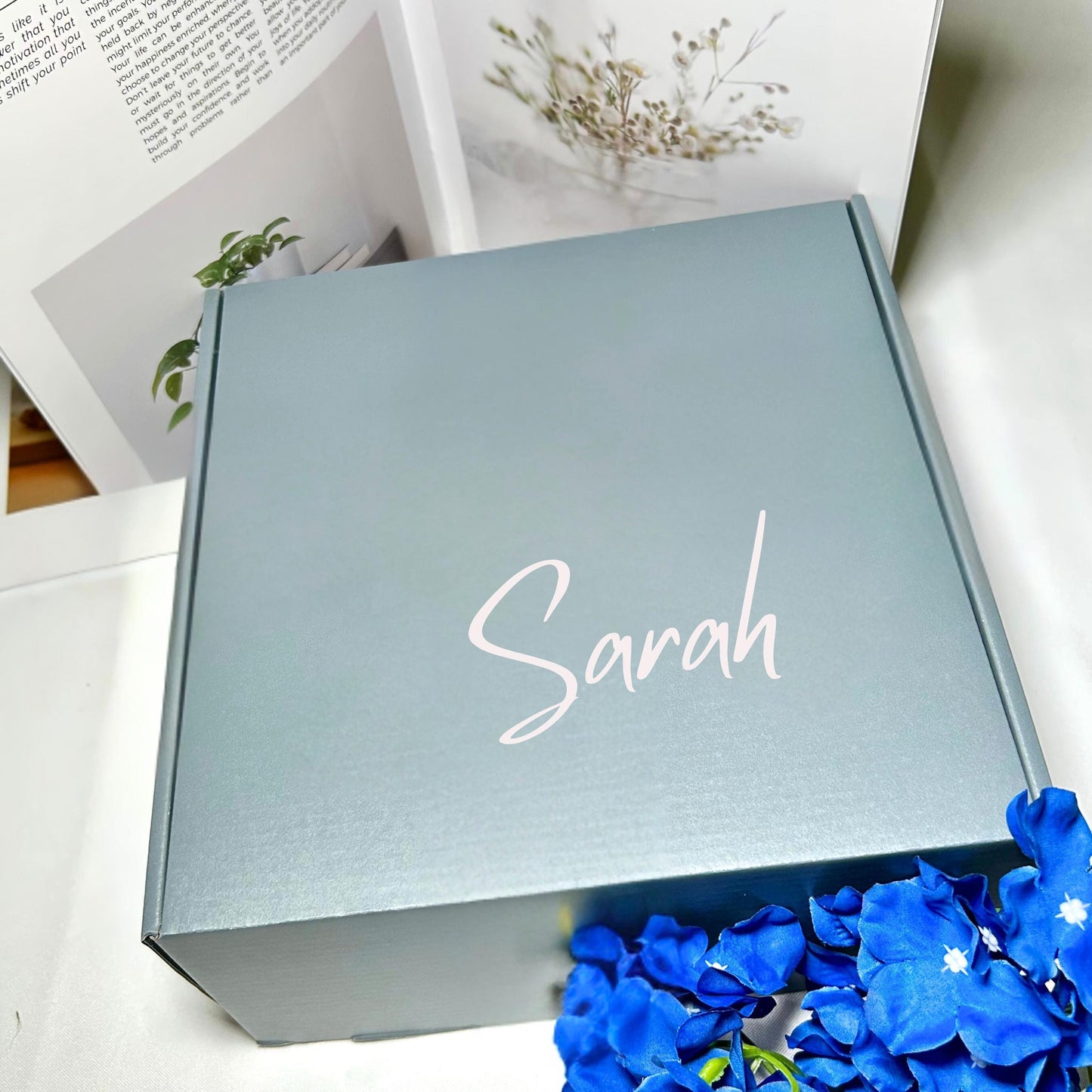 Personalized gift box with Mug, Leather Gloves, Tea & More All Occasion Gift Set for Garden lover, Man/Woman