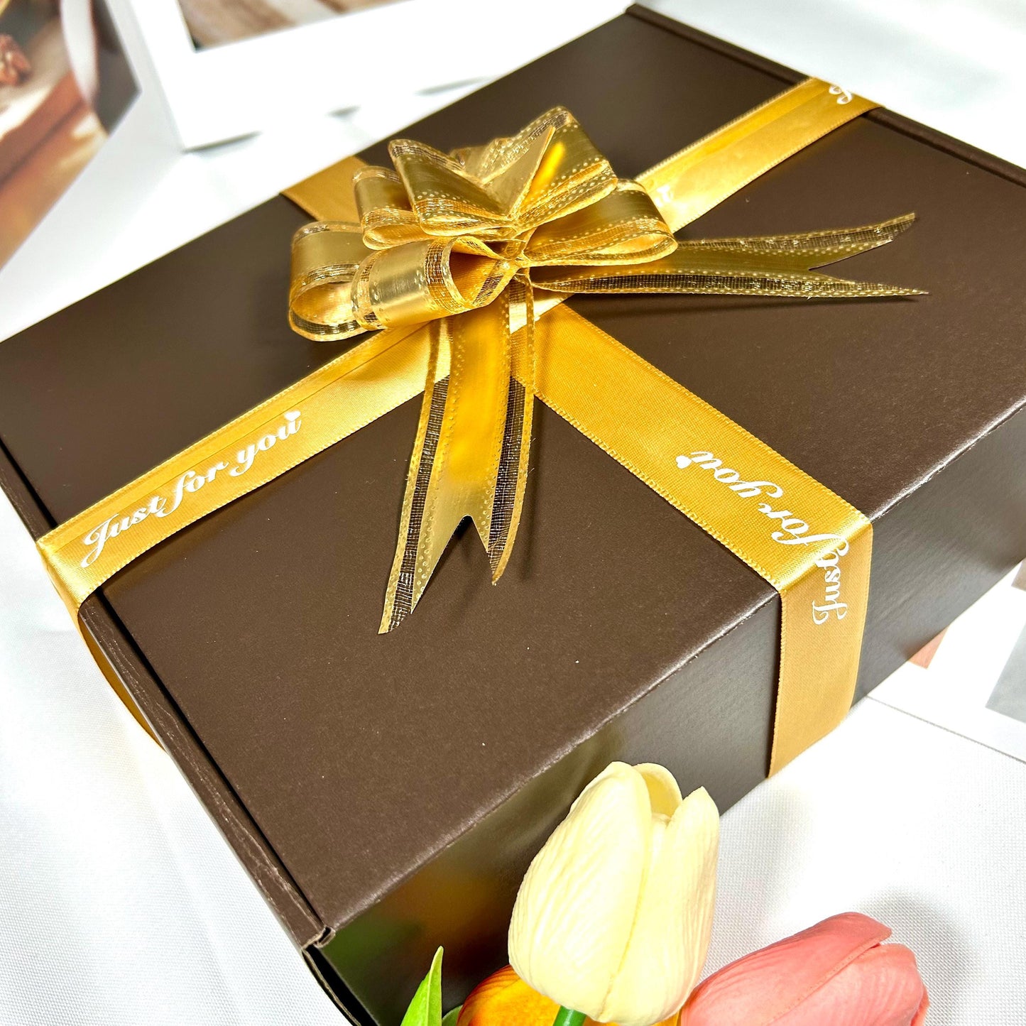 Luxury Personalized Gift Box for Her Self care hamper with Purse for Birthday Christmas gifting