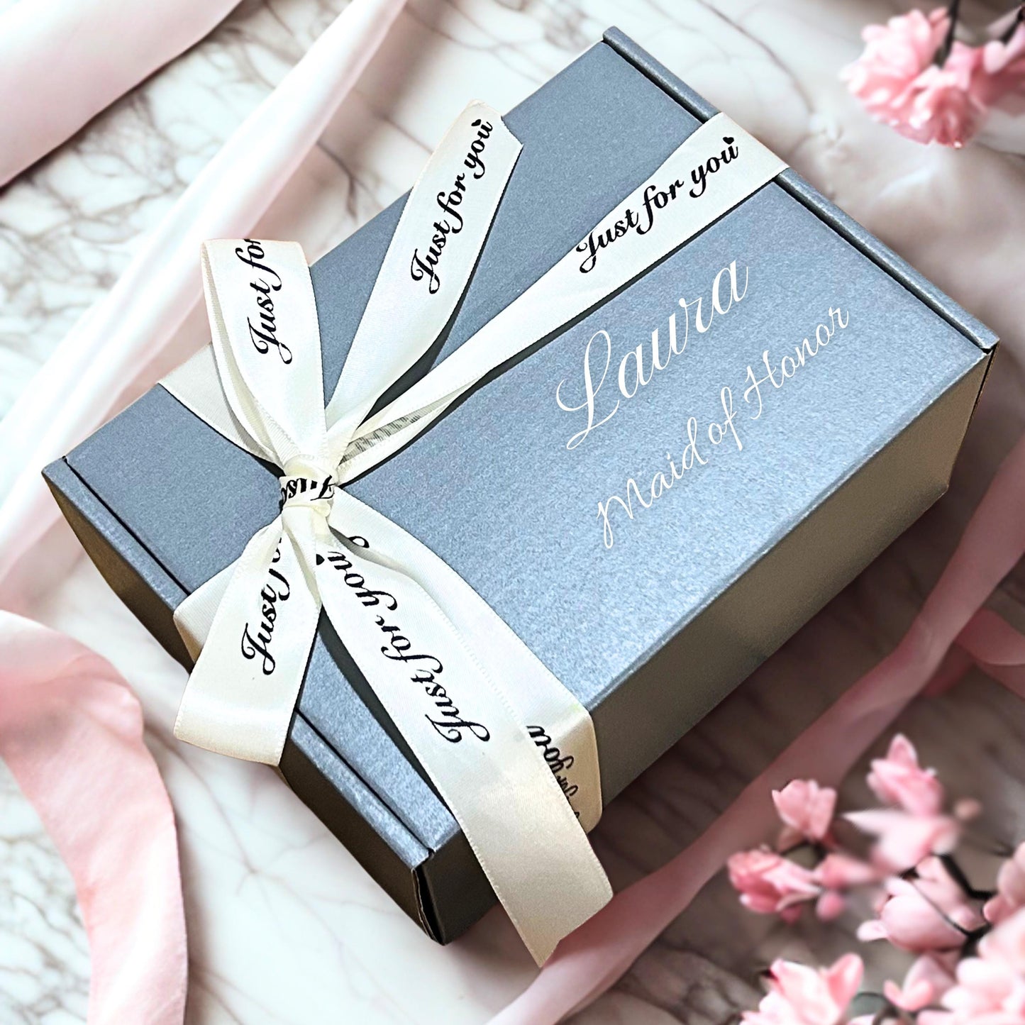 Personalized Bridesmaid gift box, maid of honour gift box Matron of honour gift, wedding proposal gift, wedding shower gift, birthday gift